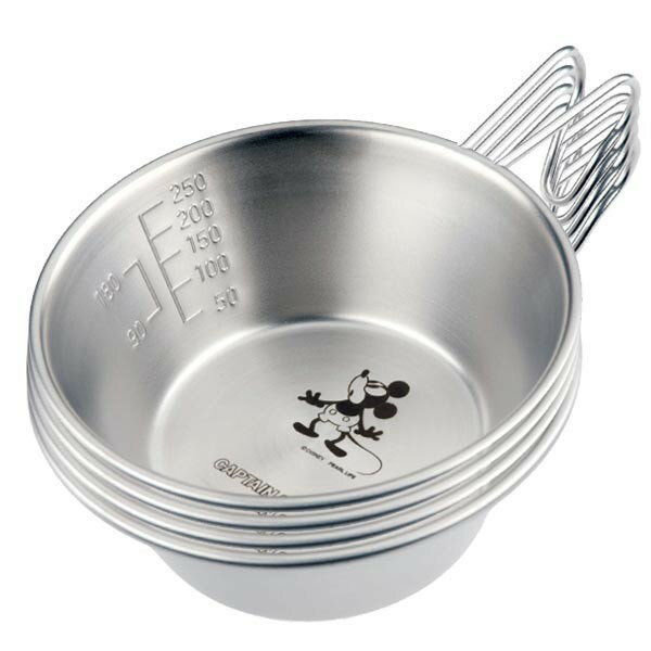 シェラカップ ミッキーマウス PLANE CRAZY プレーン・クレイジー 320ml ステンレス製 ( アウトドア用品 食器 調理器具 アウトドア食器 小鍋 クッカー キッチンツール ミッキー ディズニー カップ 皿 器 )通販格安セール情報 楽天 通販