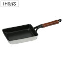 卵焼き器 IH対応 13×18cm ファストクック 2層鋼ダイヤモンドコート ( ガス火対応 オール熱源対応 玉子焼きフライパン ふっ素加工 軽い 卵焼き 玉子...