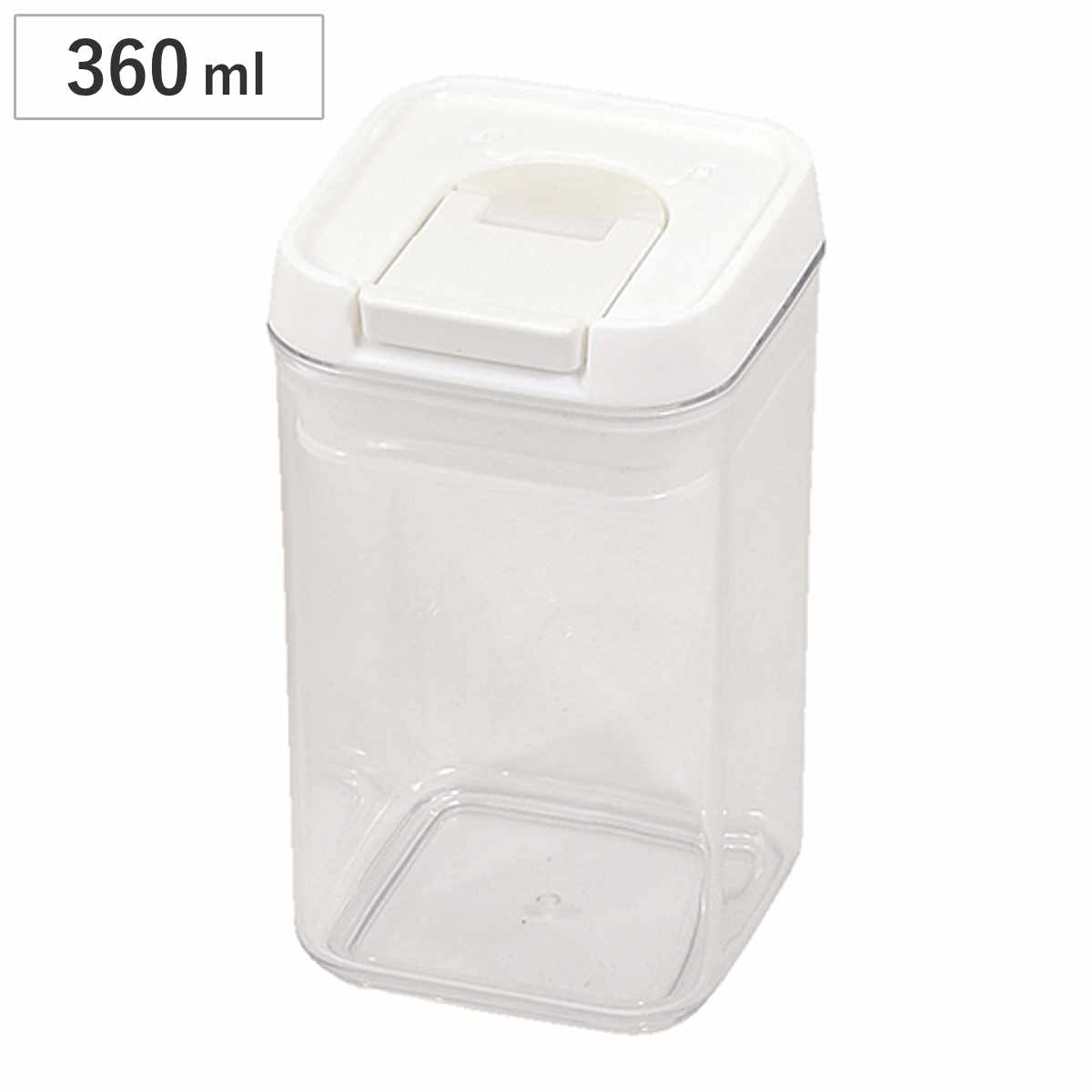 保存容器 360ml 分解して洗える レバーコンテナ （ キッチン収納 フードコンテナ 調味料入れ  ...
