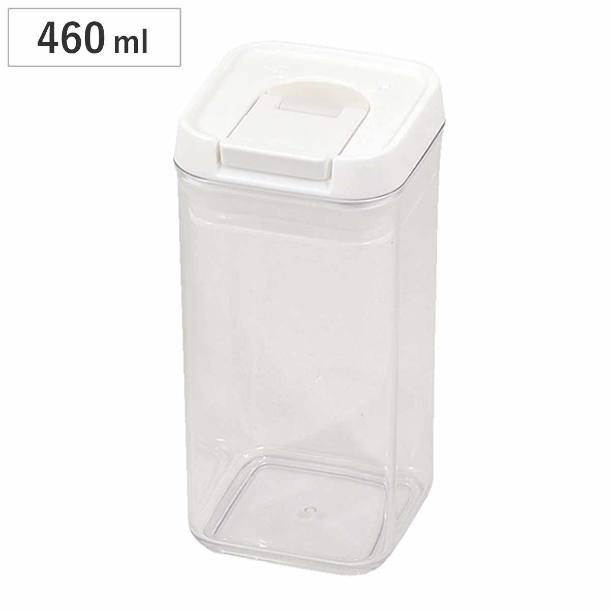保存容器 460ml 分解して洗える レバーコンテナ （ キッチン収納 フードコンテナ 調味料入れ  ...