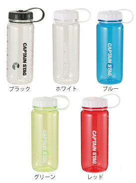 水筒 ウォーターボトル 650ml ライス目盛り付 プラスチック製 キャプテンスタッグ （ 直飲み スポーツボトル プラスチック クリアボトル マイボトル お米 持ち運び キャンプ アウトドア 4.5合 米 ）