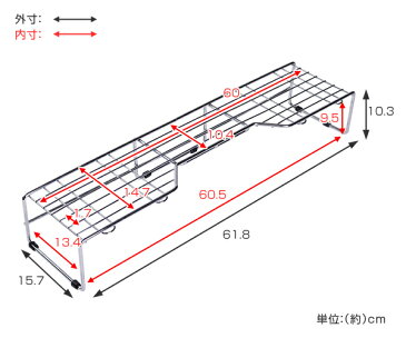 コンロ奥ラック キッチンストレージ コンロ奥ラック 2個セット ( コンロ奥隙間ラック すき間ラック キッチン収納 コンロ周り収納 コンロ奥収納 コンロラック スパイスラック ちょい置き 一時置き キッチンラック 収納棚 )