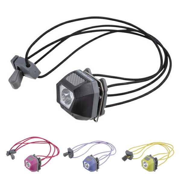 ヘッドライト LED クリップライト ミニデコ 電池式 コンパクト キャプテンスタッグ ( アウトドア LEDライト 防災 ライト 防災グッズ 非常用 電池 キャンプ ボタン電池 ストラップ付き 散歩 )