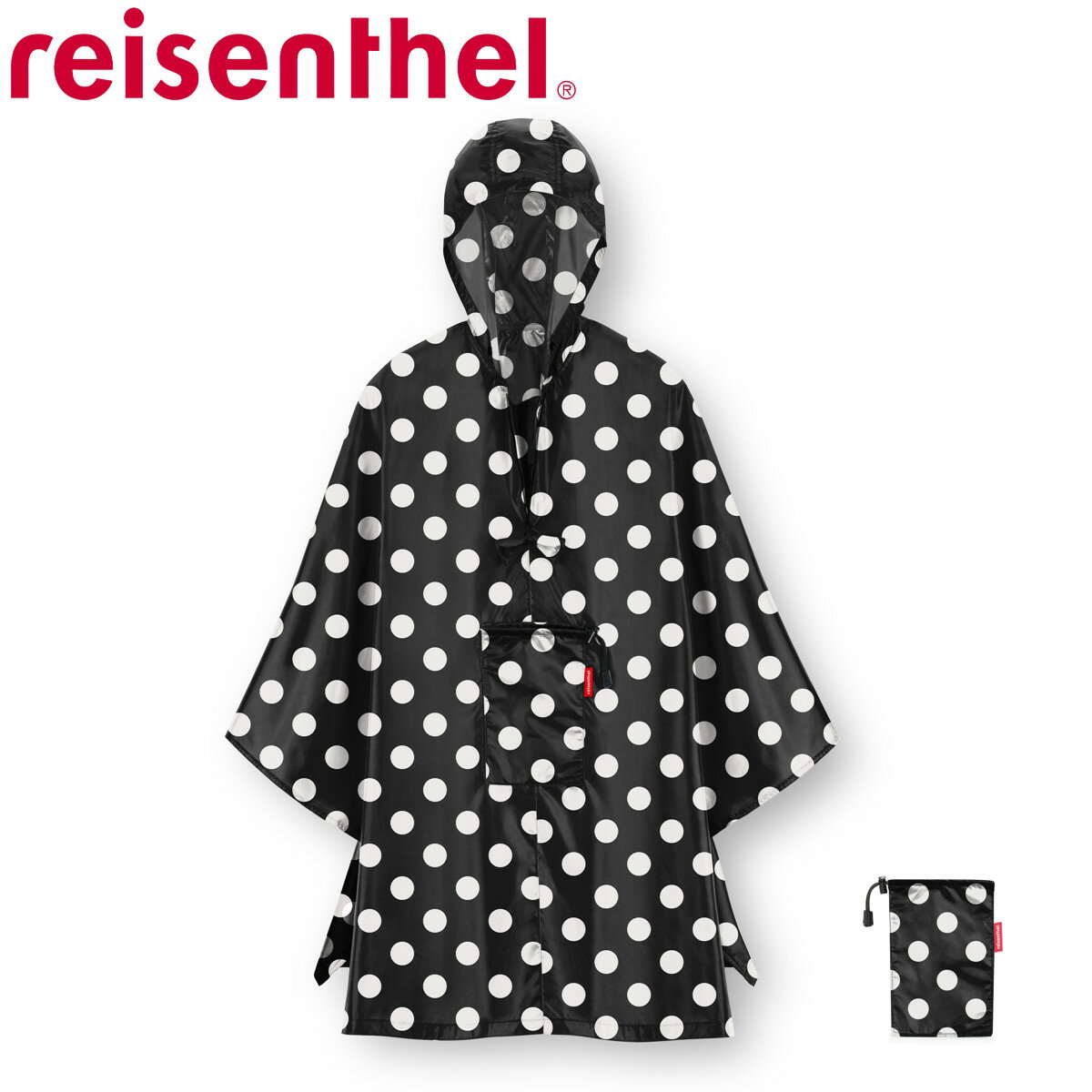 カッパ reisenthel MINI MAXI PONCHO DOTS WHITE