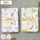 キッチンクロス ブルーミング 2枚入 ( ディッシュクロス ふきん 綿100% 正方形 30cm 吸水 台拭き 水切りマット 食器拭き コットン 綿 ワッフル生...
