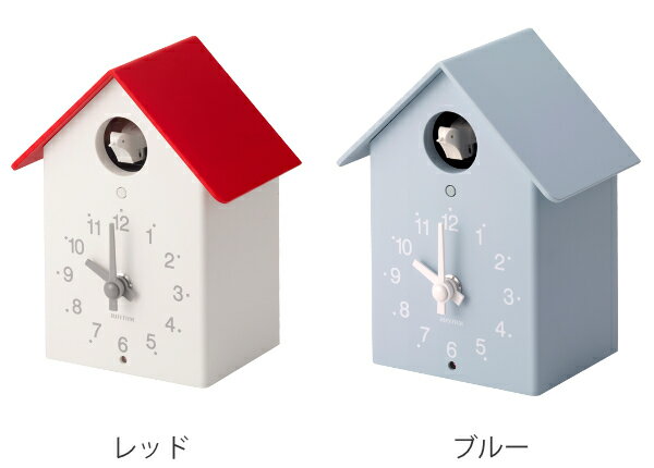 鳩時計 ふいごカッコー 置き時計 掛け時計夜間停止機能 北欧 おしゃれ ( からくり時計 壁掛け時計 とけい ウォールクロック クロック カッコー時計 置き掛け両用 モニターボタン 明暗センサー 消音 ふいご式 アナログ ) [2]