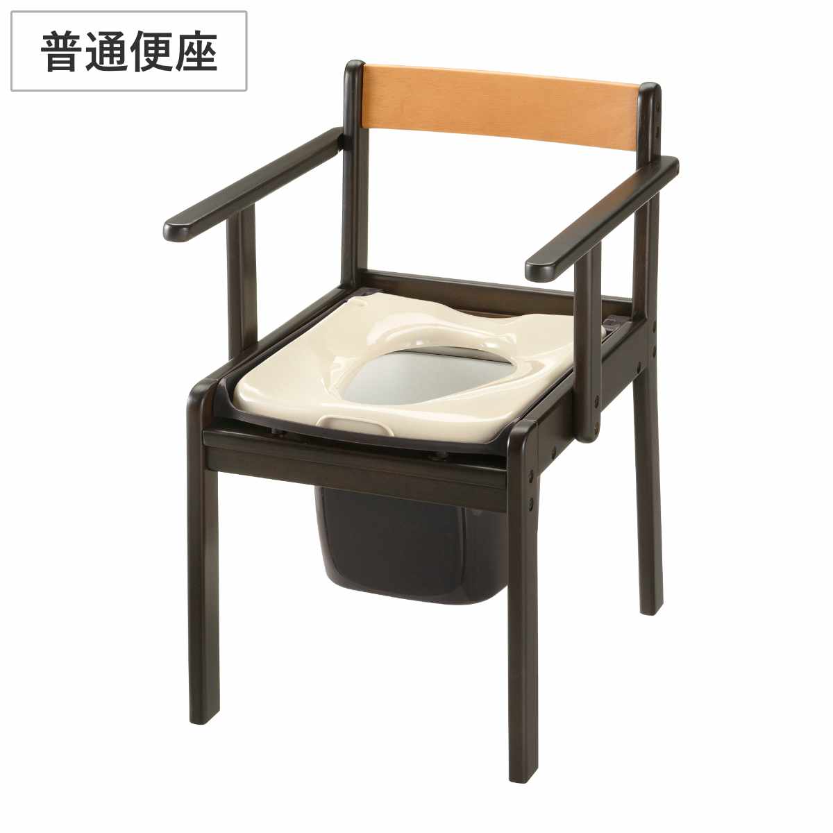 uchie ウチエ　ポータブルトイレ 木製 介護用 楽天市場】ウチヱ 木製ポータブルトイレ 8の通販