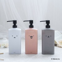 ディスペンサー ディックブルーナ ミッフィー 600ml ( Miffy ブルーナ 詰め替えボトル ソープボトル 袋そのまま 詰め替え 袋ごと ポンプボトル シャンプーボトル ホワイト グレージュ ピンクベージュ )