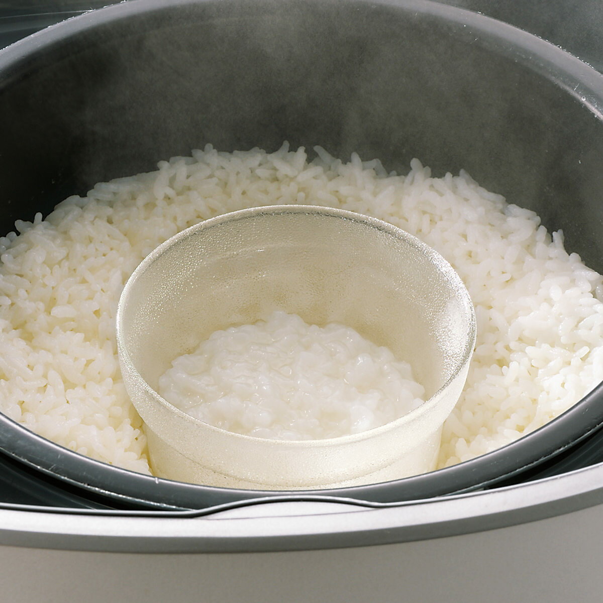 離乳食調理器 炊飯器用 おかゆクッカー R 耐熱ガラス （ おかゆ 1食分 離乳食作り ...