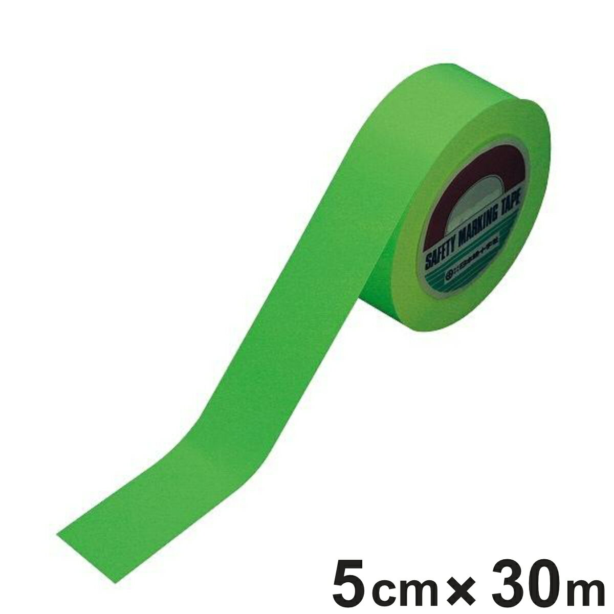 フロアラインテープ 蓄光 50mm幅 30m 蓄光タイプ テープ 日本製 ( 蓄光テープ 光る 安全 区域 標示 粘着テープ 区画整理 ライン引き 室内 床 対...