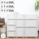 収納ケース コンビネーションケース クローゼット ( 収納ボックス 衣装ケース 引き出し 約 奥行45 収納 積み重ね 衣類収納 プラスチック ホワイト 洋服 衣類 ケース おしゃれ 日本製 )