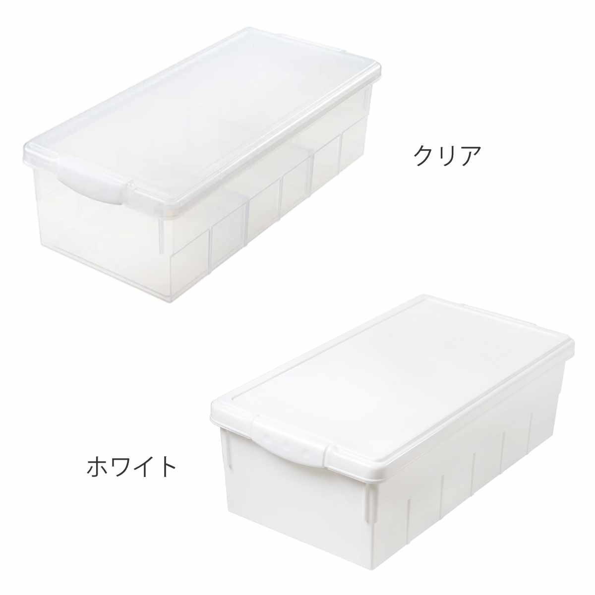 ブックケース 4個セット 幅21.5×奥行45.5×高さ13.8cm 収納ボックス （ コミック 漫画 メディア収納 マンガ 本 収納 ボックス ケース プラスチック フタ付き 日本製 積み重ね 収納ケース 新書 まんが B6 保管 コレクション 整理 ） livingut-10193800 リビングート 楽天市場店 サンプル画像3
