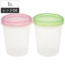 保存容器 1L エブリーパック NO.3 深型 2個入り ( 食品保存容器 プラスチック容器 フードストッカー 電子レンジ対応 冷蔵 プラスチック製保存容器 保...