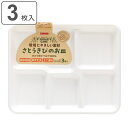 紙皿 3枚入 仕切り付 大サイズ さとうきびのお皿 （ 使い捨て ランチプレート 使い捨て紙皿 仕切り皿 仕切りプレート ペーパープレート お皿 白皿 紙容器 紙 紙製 BBQ アウトドア パーティー キャンプ 取り皿 プレート 皿 ）