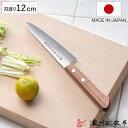 ペティナイフ 12cm 本割込み 軽量 濃州正宗作 日本製 ( 包丁 果物包丁 果物ナイフ 小型包丁 洋包丁 ナイフ 両刃 軽い 12センチ 120mm 120...