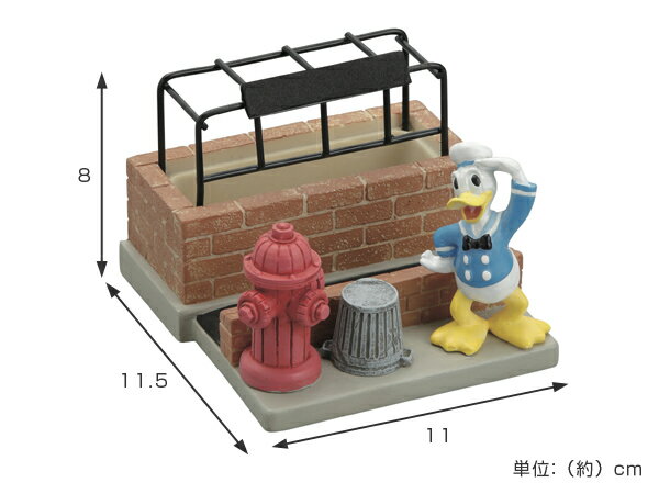 マルチスタンド　ドナルド （ 小物 収納 机上 ディズニー Disney ドナルドダック スマートフォン スマホ ホルダー ペン立て ペン メガネ 眼鏡 小物収納 かわいい インテリア 雑貨 ）