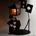 ソーラーライト トランプ兵士 不思議の国のアリス LEDライト 光センサー付き 電球色 ガーデンライト ( 送料無料 ガーデン ライト 屋外 庭 LED ソーラー 置き型 太陽光充電 防雨仕様 アリス ディズニー インテリア おしゃれ )