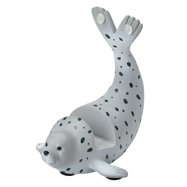 スマホスタンド スマートフォンスタンド アザラシ （ スマホ 携帯 スマホ置き 携帯スタンド 卓上  ...