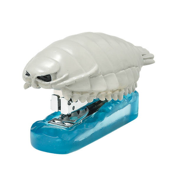 ステープラー グソクムシ ステンプラー STAPLER 水族館 （ 文房具 雑貨 ステーショナリー ミニ 生き物 かわいい インテリア デスク 机 オフィス 機能的 便利 アイテム コンパクト 持ち運び ）