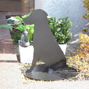 ソーラーライト シルエットソーラー ドッグ ( 送料無料 LED 犬 シルエット ガーデンライト オブジェ オーナメント ガーデンオブジェ ソーラーオーナメント ソーラー ライト )