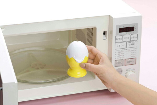 半熟たまご調理器 電子レンジ対応 レジたまちゃん （ 電子レンジ調理器 半熟 たまご タマゴ 調理器具 キッチン用品 キッチン雑貨 調理用品 卵 ） livingut-10081011 リビングート 楽天市場店 サンプル画像2