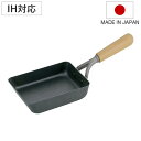 卵焼き器 IH対応 鉄製 ファイバーエンボス 日本製 ( ガス火対応 玉子焼き器 玉子焼きフライパン エッグパン フライパン 鉄のフライパン 鉄製調理器具 朝食...
