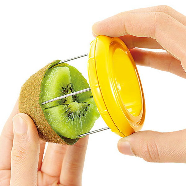カッター キウイ用 キウイカッター＆ミニ フルベジ （ 皮むき器 皮剥き器 キウイ 皮 むく 剥く 切る カット 簡単 手軽 時短 下ごしらえ キッチンツール 便利グッズ ）