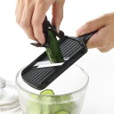ミニスライサー 厚み調整 ホルダー付き プログレード 日本製 ( 野菜スライサー 厚み調節機能 指ガード コンパクト 薄切り スライス 安全ガード付き 下ごしら...
