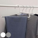 ハンガー スラックス モノクローゼット ボトムスバー 単品 ( 衣類収納 洋服ハンガー ボトムス ラバー加工 日本製 衣類 収納用品 すべり止め 収納 シンプル...