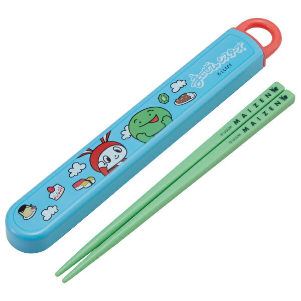 箸箱セット 抗菌 箸 箸箱 16.5cm まいぜんシスターズ 子供 （ マイゼンシスターズ 食洗機対応 AG 箸＆箸箱セット キッズ 食洗機OK スライド式 カトラリー お箸 お弁当 弁当 幼稚園 保育園 給食 キャラクター ）のサムネイル