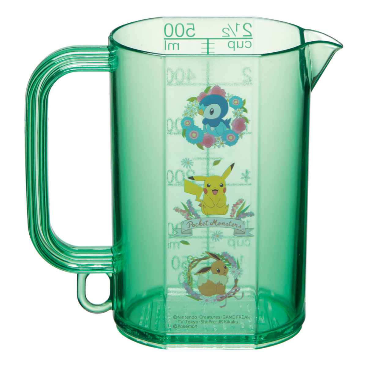 計量カップ 500ml ポケットモンスター アンティーク （ 計量コップ メジャーコップ 計量器 下ごしらえ キッチンツール 目盛り付き プラスチック キャラクター ポケモン ）のサムネイル