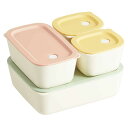 保存容器 システムコンテナランチ 4個入 ( 日本製 200ml 480ml 1050ml 保存 容器 ケース 冷凍 お弁当 ランチボックス 弁当箱 食洗機対応 電子レンジ対応 冷凍対応 フードコンテナ 食品保存容器 プラスチック スタッキング )(3)
