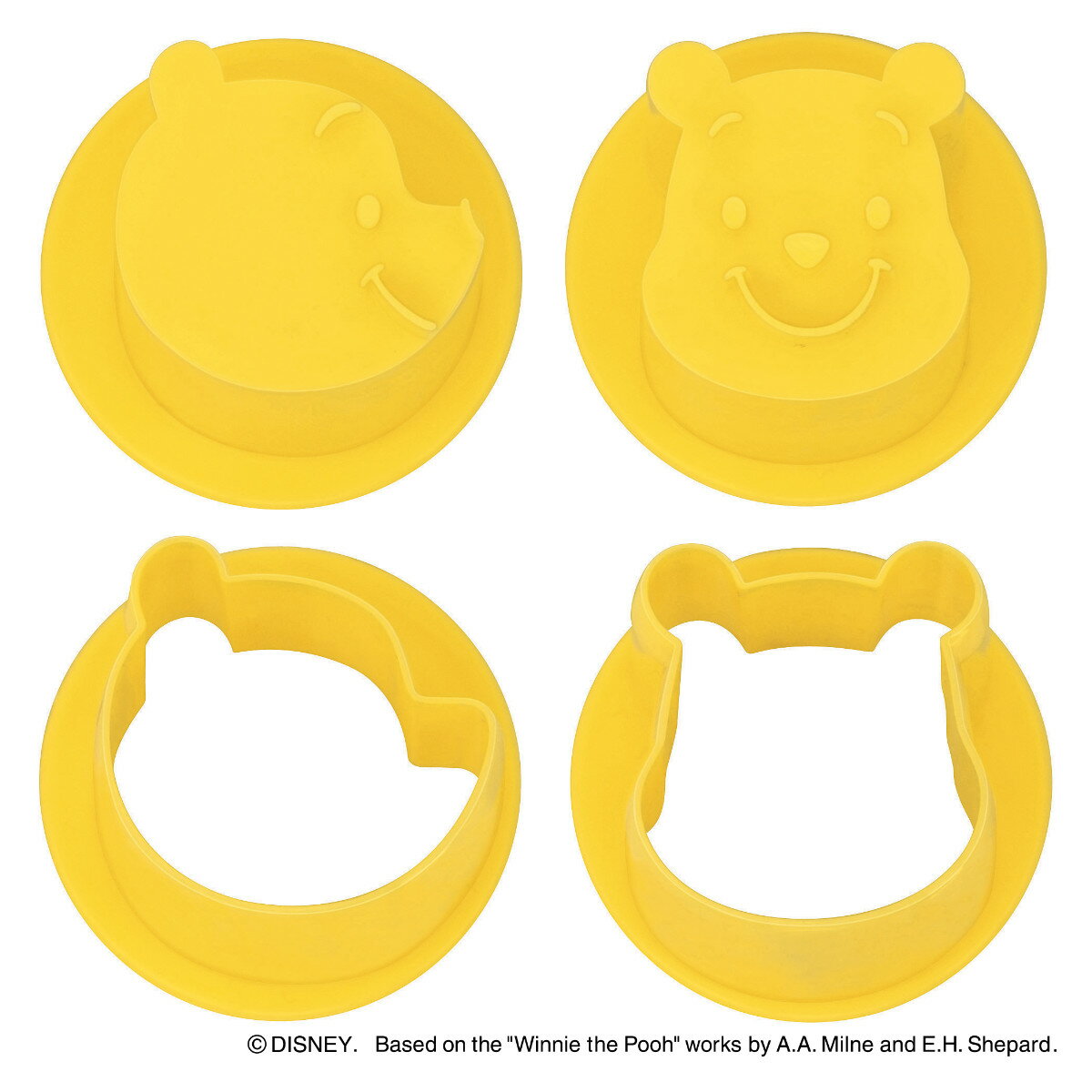 抜き型 くまのプーさん キャラ弁 野菜抜き型 キャラクター ( プーさん お弁当抜き型 デコ弁 クッキー 食パン 押し型 クッキー抜型 クッキー抜き型 抜型 お...