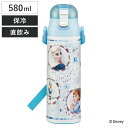 水筒 580ml 超軽量ダイレクトボトル アナと雪の女王24 保冷専用 ( アナと雪の女王 保冷 軽量 直飲み ワンタッチ ステンレスボトル 子供 直のみ 軽い...