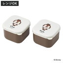 シール容器 2個入り 抗菌ミニシールボックス ユルルンC&D ( チップとデール お弁当箱 抗菌 シールボックス 2個セット レンジ対応 保存容器 日本製 レン...