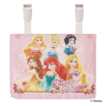 移動ポケット ディズニープリンセス ポケット 付けポケット ハンカチ入れ 子供 ( プリンセス キャラクター ディズニー ポケットポーチ クリップ ポーチ ハンカチ ティッシュ 小学生 園児 ポシェット お出かけポケット )