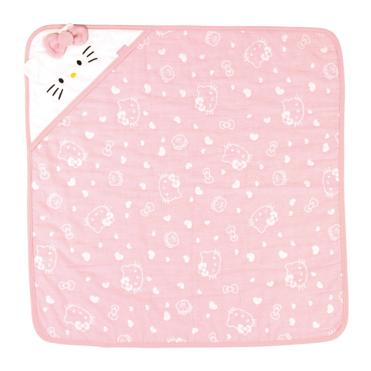 おくるみ ガーゼ 綿100% ハローキティ ( サンリオ キティ タオルケット ブランケット ベビー 赤ちゃん 綿 コットン 出産祝い プレゼント おくるみタオ...