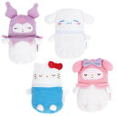 ポーチ 縦型 ぬいぐるみポーチ サンリオ ( クロミ シナモロール ハローキティ マイメロディ キャラクター ぬいぐるみ マスコット 小物入れ 収納 マルチポー...