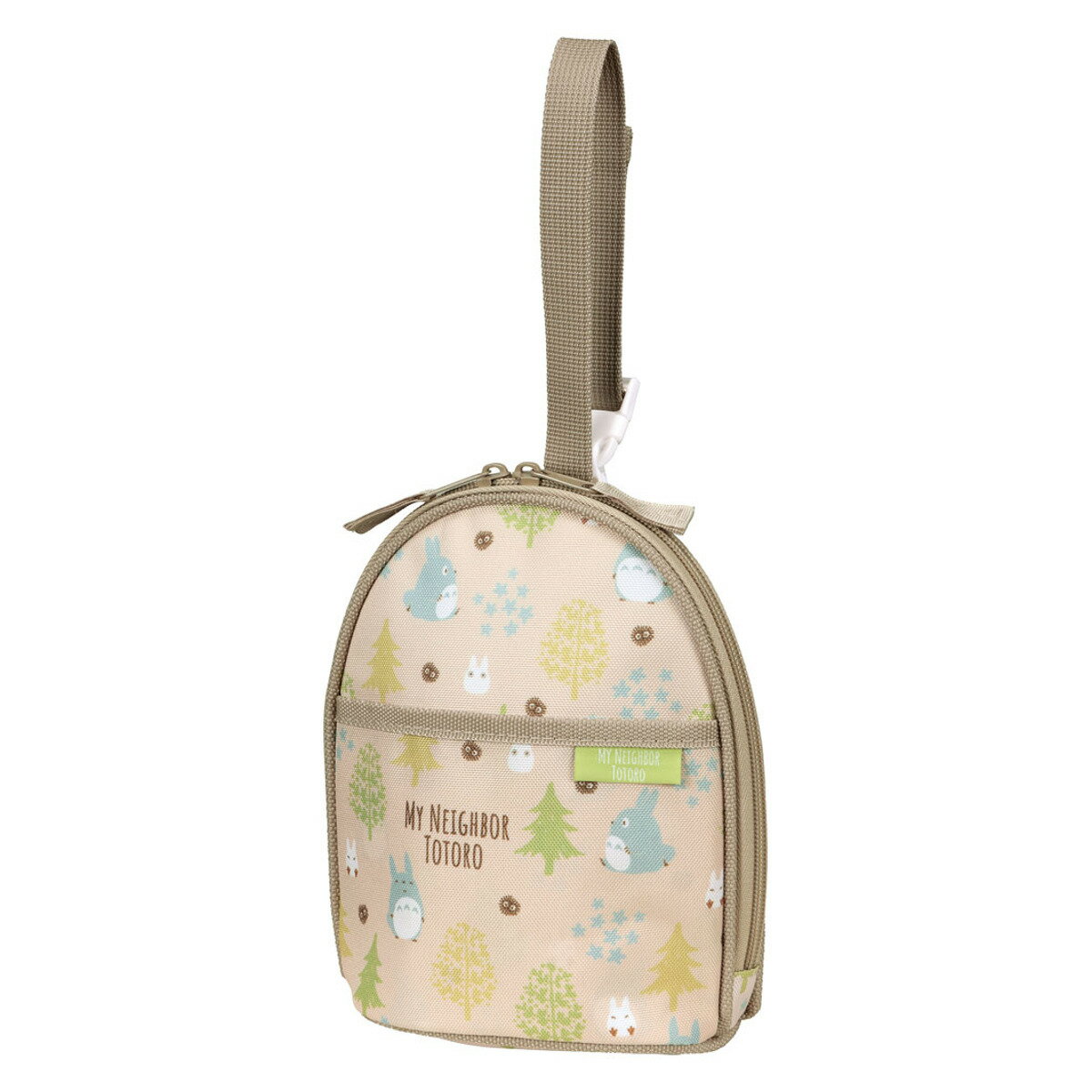 マグポーチ ベビーマグポーチ 持ち手付き 保温 保冷 トトロ フォレスト ( となりのトトロ 哺乳瓶ケース 保冷ケース 保冷バッグ マグボトル 収納 ポーチ 哺...