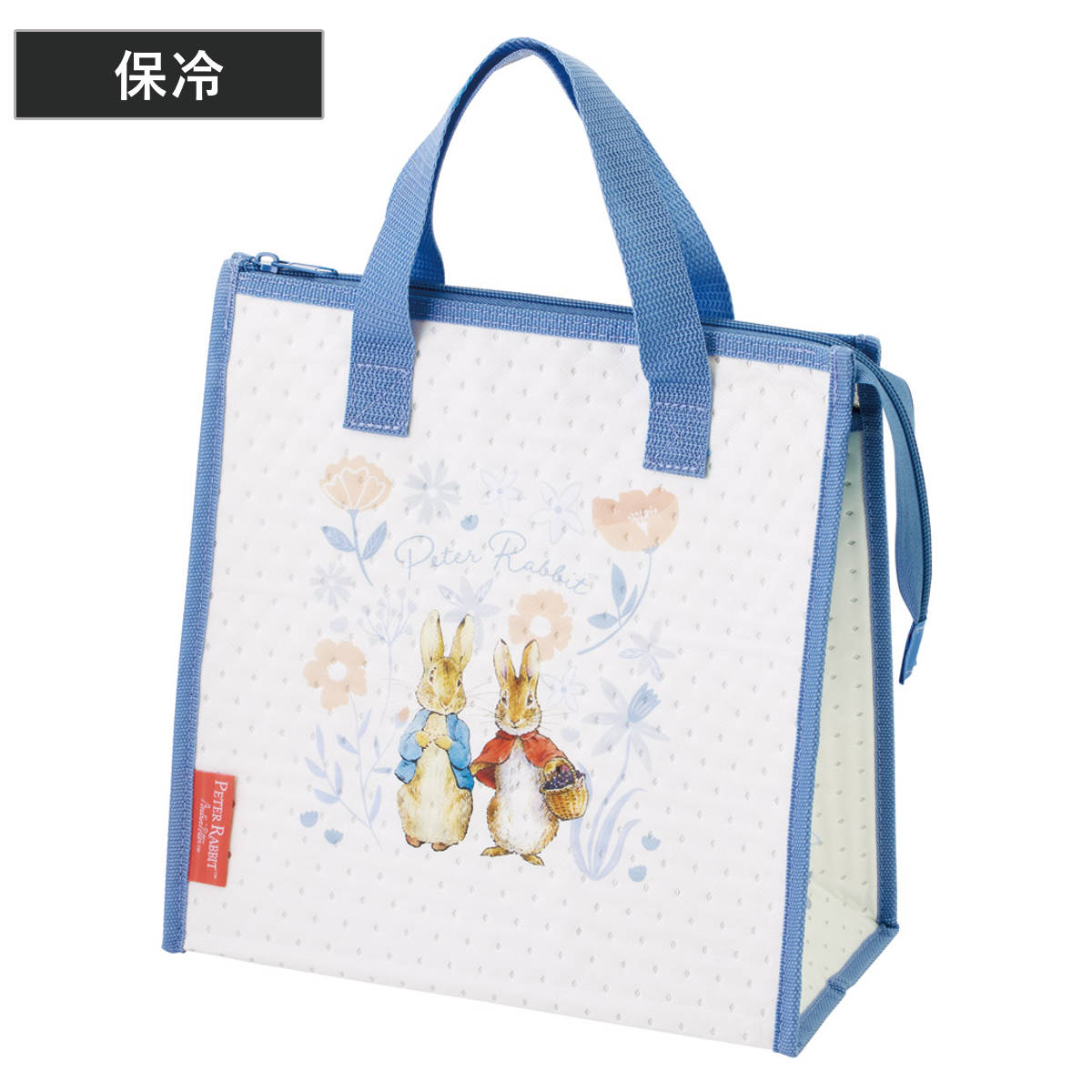 ランチバッグ 不織布保冷バッグ ピーターラビット シトロン （ 保冷ランチバッグ 保冷 弁当袋 お弁当袋 四角 ランチトートバッグ 保温 ランチトート お弁当箱...