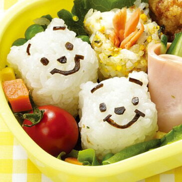 おにぎり押し型　ひと口おにぎり型　くまのプーさん　キャラクター　キャラ弁 （ おにぎり抜き型 ご飯押し型 ご飯抜き型 デコ弁　子供用　お弁当グッズ ）