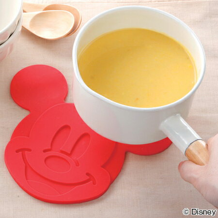 ■在庫限り・入荷なし■ 鍋敷き ミッキーマウス シリコン製 食洗機対応 キャラクター （ 鍋つかみ キッチン用品 シリコンマット ミッキー ディズニー ）のサムネイル