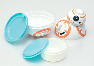 お弁当箱　小物ケース　ダイカット　スターウォーズ　STAR WARS　BB-8 （ 弁当箱 プラスチック製 スター・ウォーズ ランチボックス 小物収納 小物入れ 中フタ付き 立体的 キャラクター ）