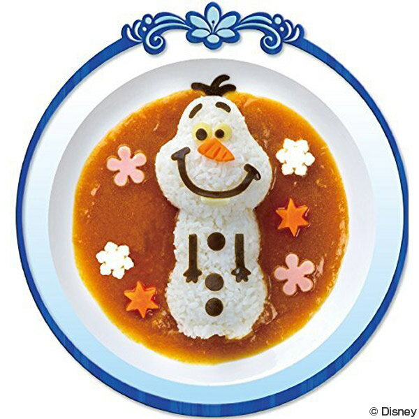 ご飯抜き型 アナと雪の女王 オラフ キャラカレー デコ型 押し型 （ ご飯型 ライス型 おにぎり型 キャラごはん デコカレー 型 ご飯押し型 おにぎり押し型 キャラ鍋 デコ鍋 キャラご飯 アナ雪 ディズニー ）のサムネイル