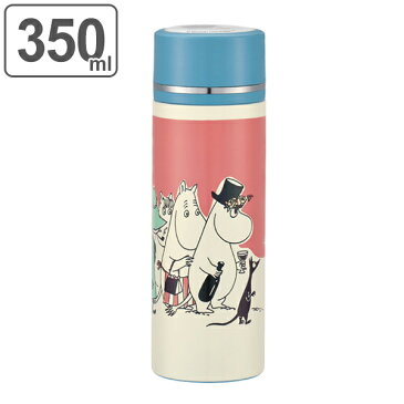 水筒 ムーミン パレット 直飲み ダイレクトマグボトル 350ml ステンレス製 ( ステンレスボトル 保温 保冷 超軽量 マグボトル ステンレスマグボトル コンパクト MOOMIN )