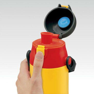 水筒 ミッキーマウス 直飲み ワンプッシュステンレスボトル 770ml ミッキーチアフル ( ステンレスボトル 保冷 超軽量 コンパクト ロック付 ダイレクトボトル マグボトル ステンレス ミッキー ディズニー キャラクター )