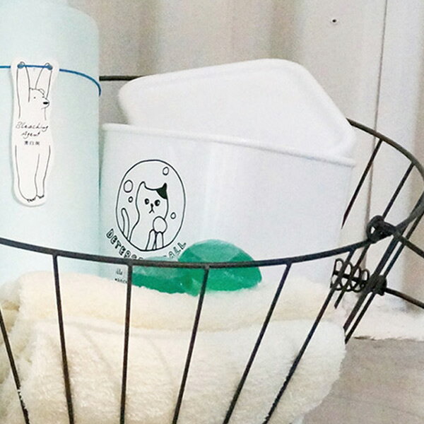 詰め替え容器 ネコランドリー デタージェントボックス 1100ml （ 詰め替え用 ネコ ジェルボール 猫 ねこ 洗濯 洗濯用…