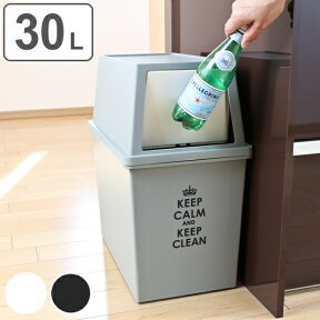 ゴミ箱 30L 分別 積み重ねゴミ箱 スリム （ 30l 30リットル ごみ箱 ふた付き キッチン ダストボックス スタッキング フロント プッシュ ふた付 前開き 蓋付き プラスチック製 くずかご ダストBOX 分別ゴミ箱 分別ごみ箱 ）