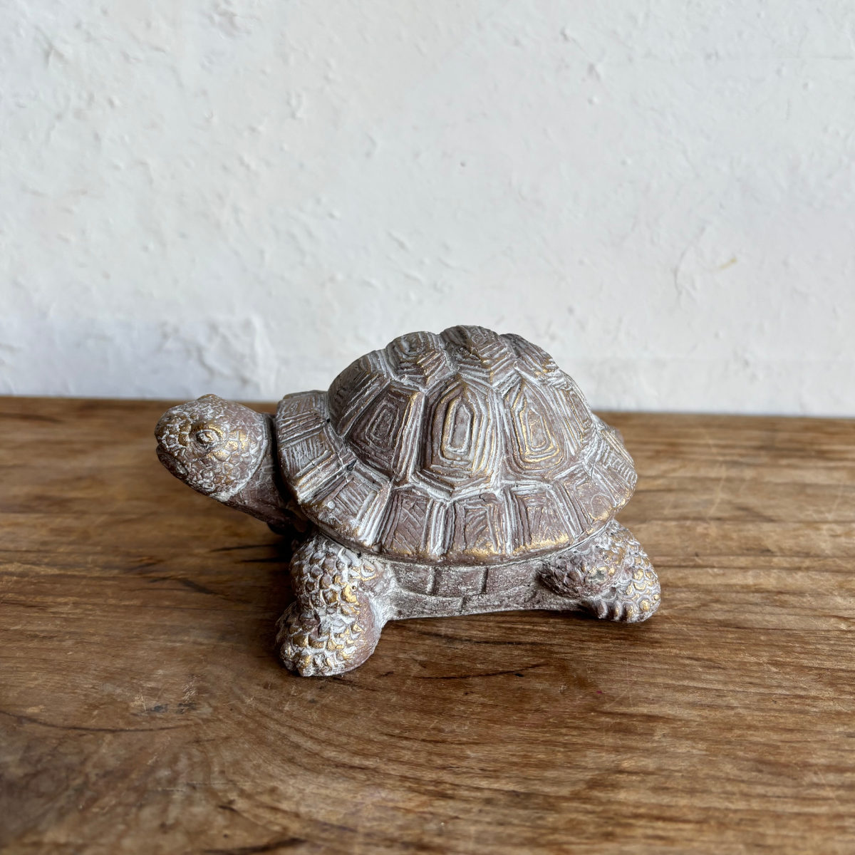 オブジェ デコール セメントオブジェ カメ B （ 置物 亀 かめ セメント オブジェ オーナメント ガーデンオーナメント 庭 インテリア 雑貨 屋外 ガーデン雑貨 小型 アニマル ）