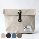 THE CANVET ポーチM ( ポーチ 化粧ポーチ コスメポーチ 小物入れ クラッチバッグ レディース メンズ おしゃれ 帆布 本革 小さめ マチ付き 日本...